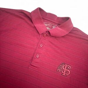 Cutter & Buck Vintage Florida State University Men's Polo Shirt in Deep Red